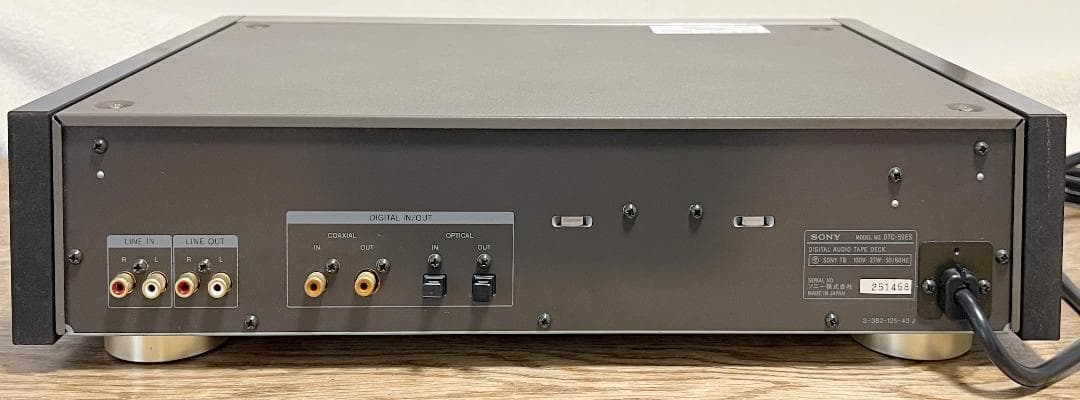 ★SONY DTC-59ES★DATデッキ ジャンク品★取扱説明書付