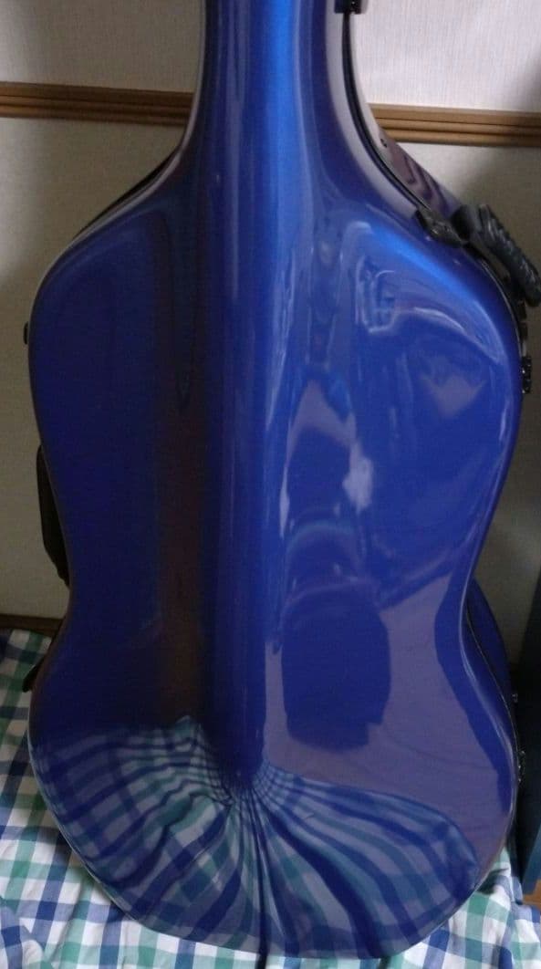 フューメビアンカ　Fiumebianca　４／４チェロハードケース (ブルー)