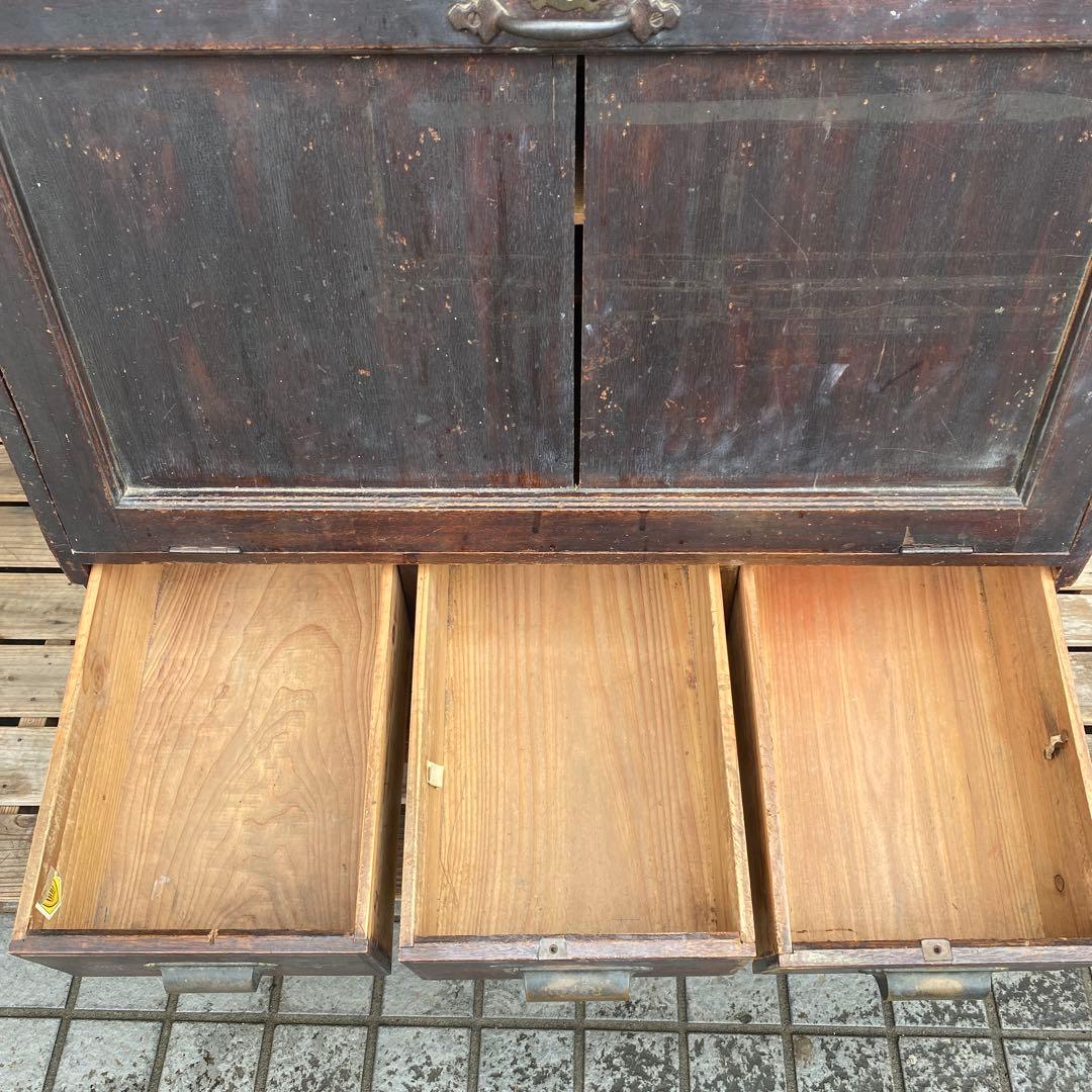 大正 時代物 ライティングビューロー 古民家 古家具 骨董品