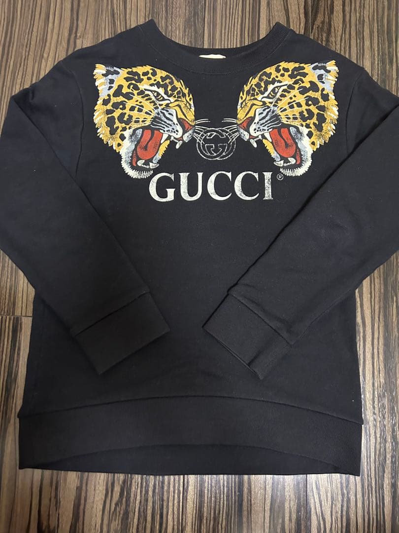 大人も着れるGUCCI ヒョウ柄トレーナー