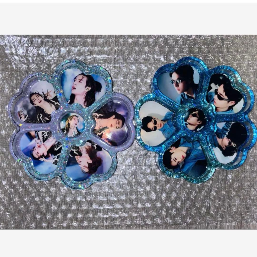 ワンイーボー　王一博 85レーサー　花型　ハート型　レジン小物入れ6点セット