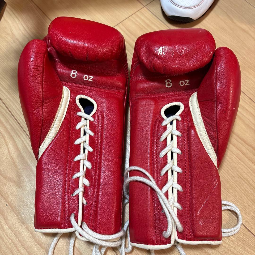 winning ウィニングボクシンググローブ レッド 8オンス MS-200