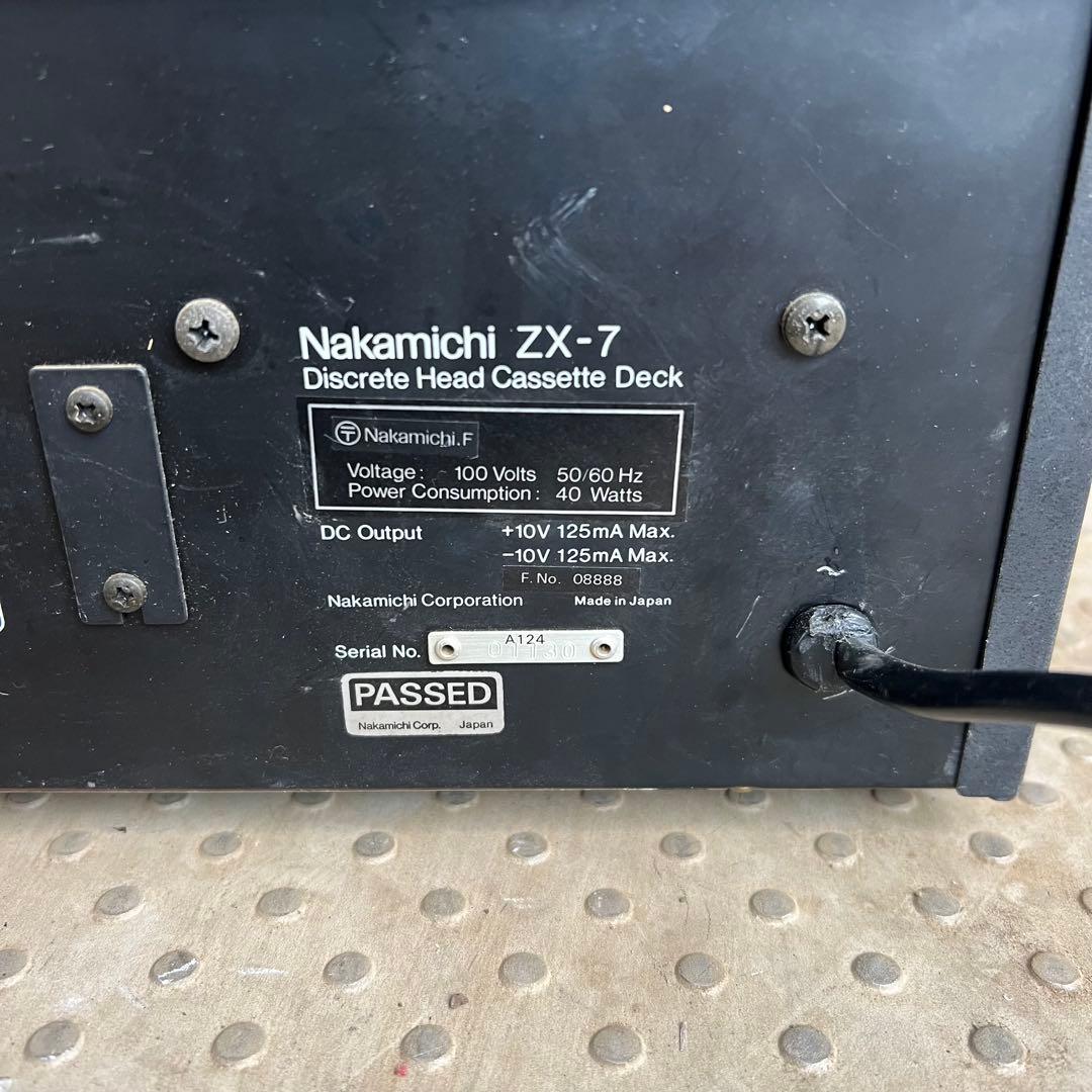 Nakamichi ZX-7 カセットデッキ ナカミチ