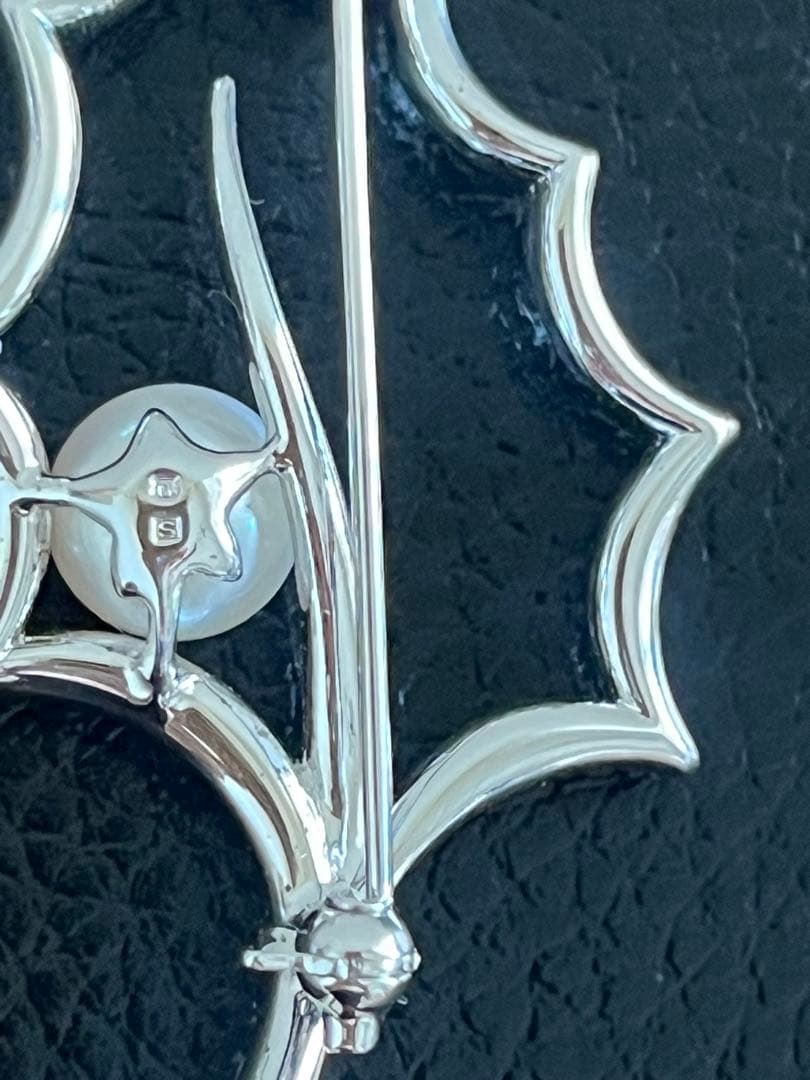 Mikimoto ブローチ　 刻印あり　シルバー製