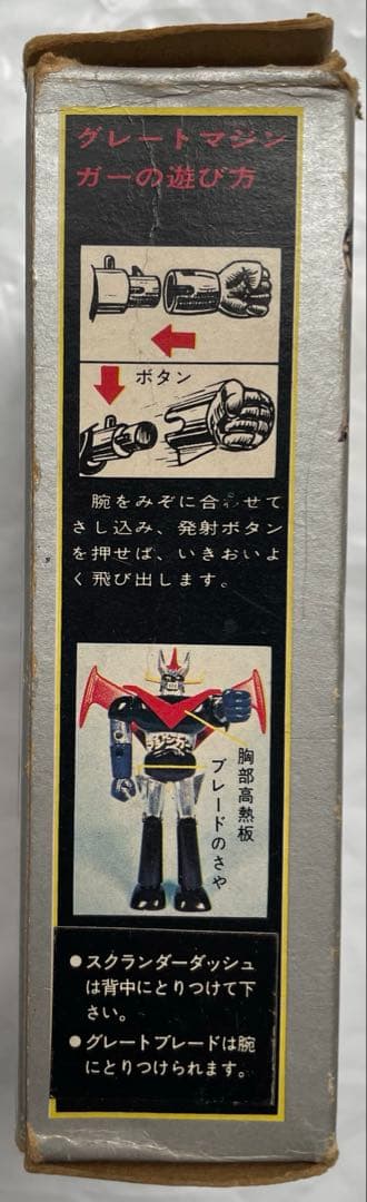 【貴重】超合金 グレートマジンガー 箱　付属品あり　当時