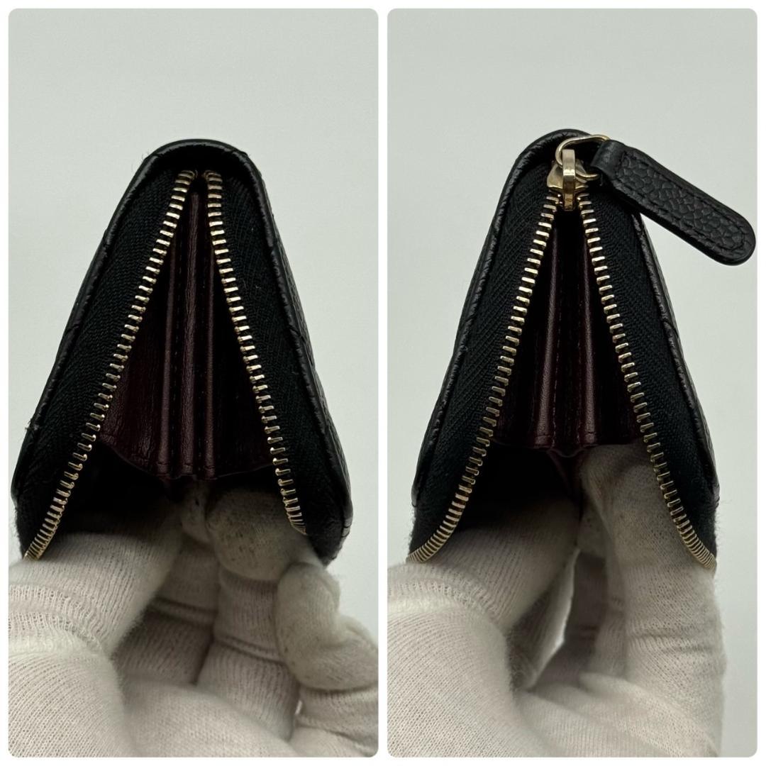 【箱付き・極美品】シャネル キャビアスキン カード　ケース　小銭入れ