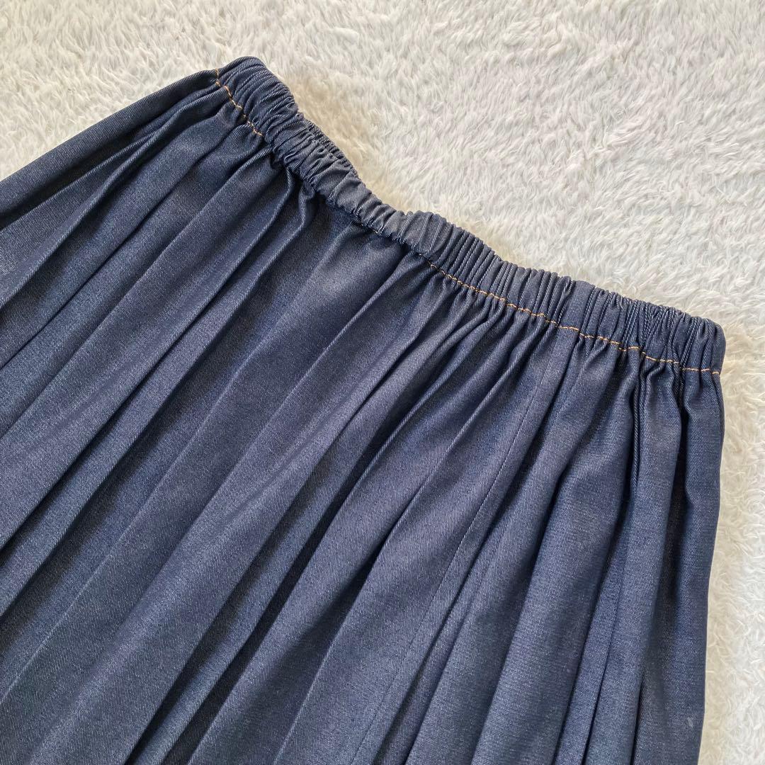 tricot comme des garcons デニム プリーツ スカート