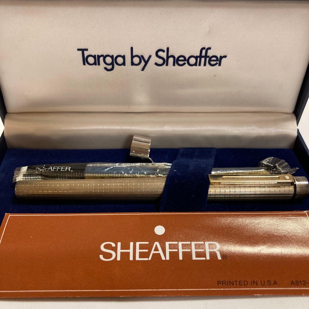 SHEAFFER 万年筆　タルガ 1007 チェッカー　ゴールドプレート　旧型