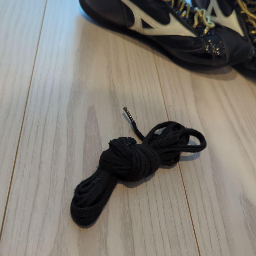 ミズノ ボクシングシューズ フィニッシャーMID ミドルカット ブラックホワイト