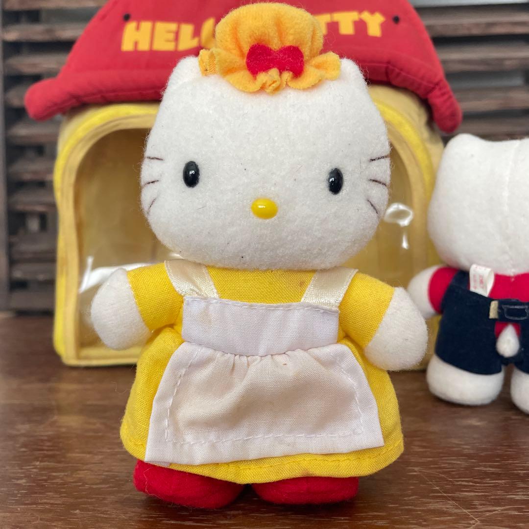 1997年　ハローキティ　いちごハウス　ぬいぐるみ　マスコット　レトロ　当時物