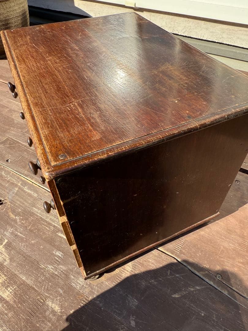 黒柿 古民具　時代物　小箪笥 ヴィンテージ 昭和レトロ　レトロ　アンティーク