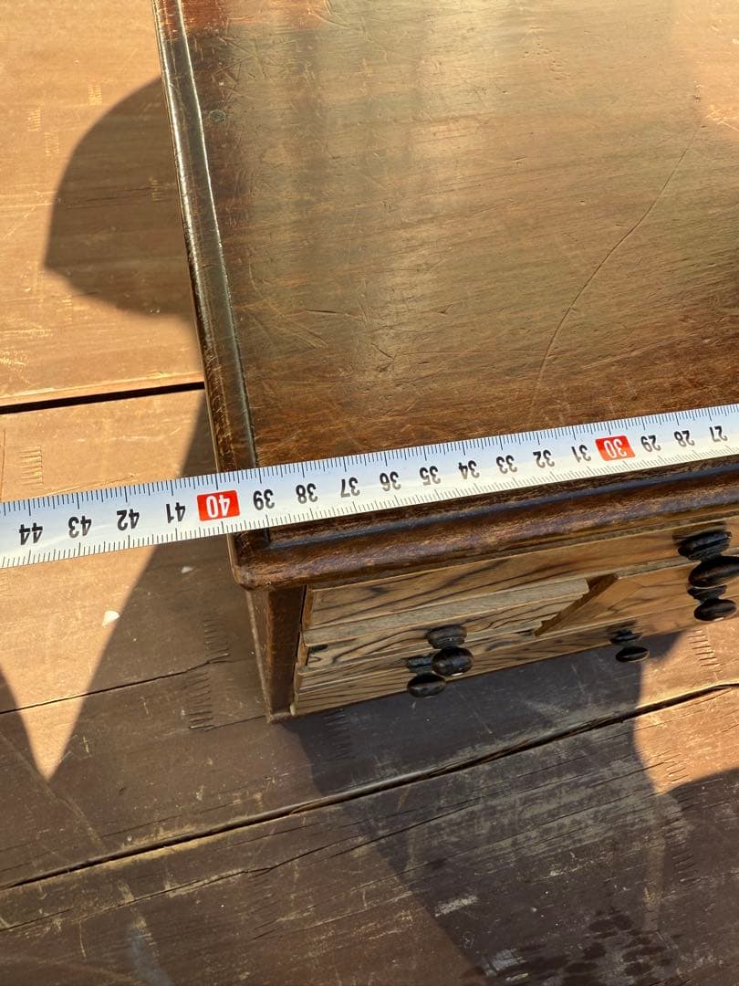 黒柿 古民具　時代物　小箪笥 ヴィンテージ 昭和レトロ　レトロ　アンティーク