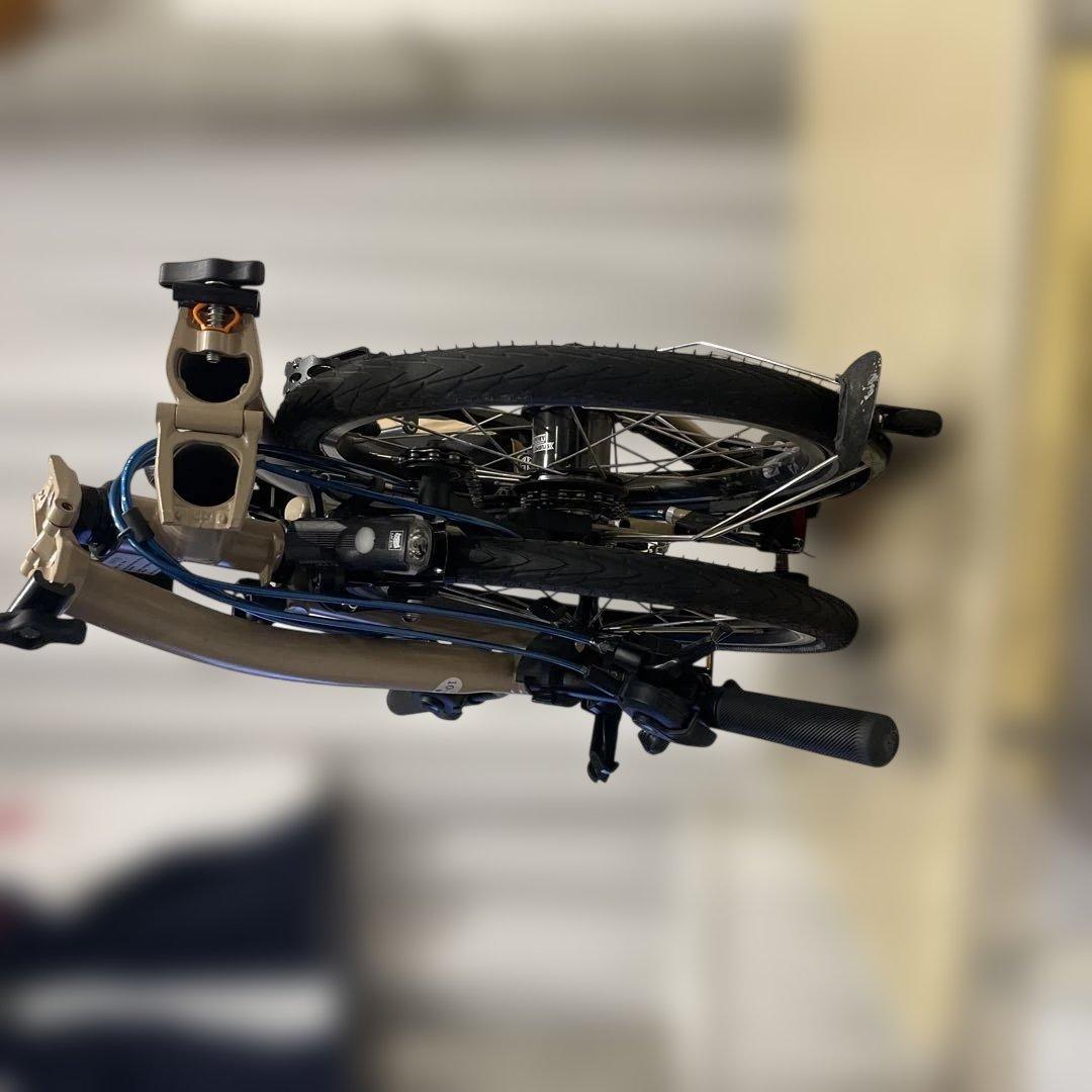 BROMPTON 2024年製Cライン6速折たたみ自転車 ベージュ16インチ