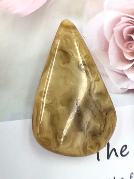 琥珀 ロイヤルアンバー  バーマイト クリーム ペンダント ネックレス