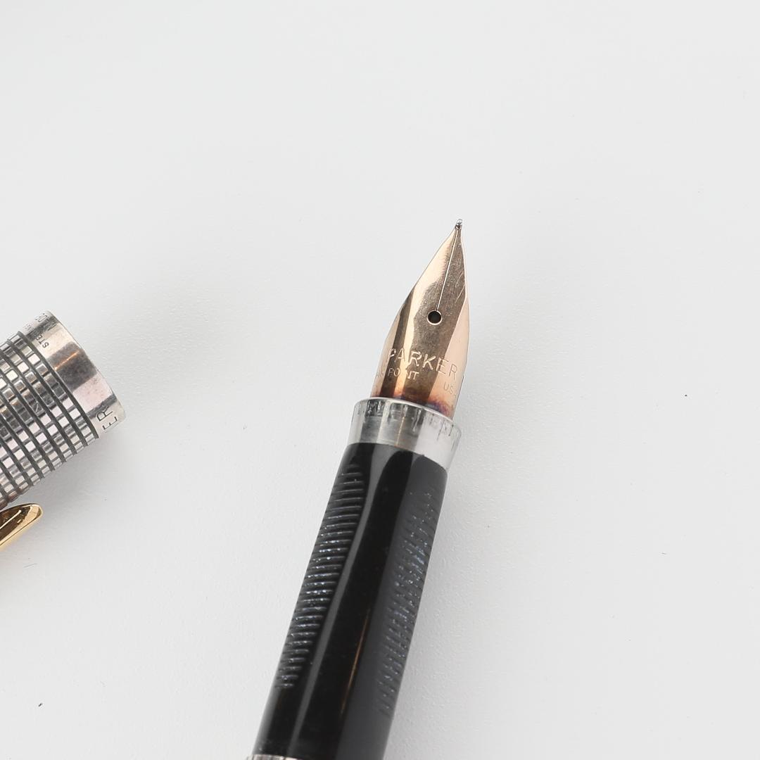 【純正箱付属】PARKER75シズレ 万年筆 スターリングシルバー