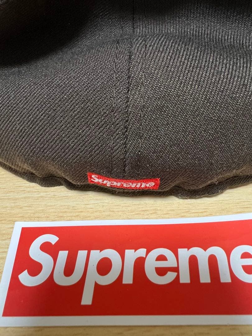 Supreme S Logo New Era sロゴ ツノ キャップ ブラウン