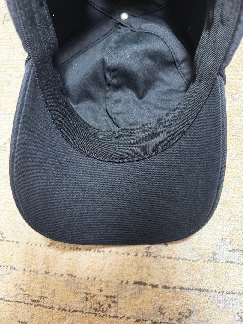 Supreme / Leather Applique 6-Panel (黒）