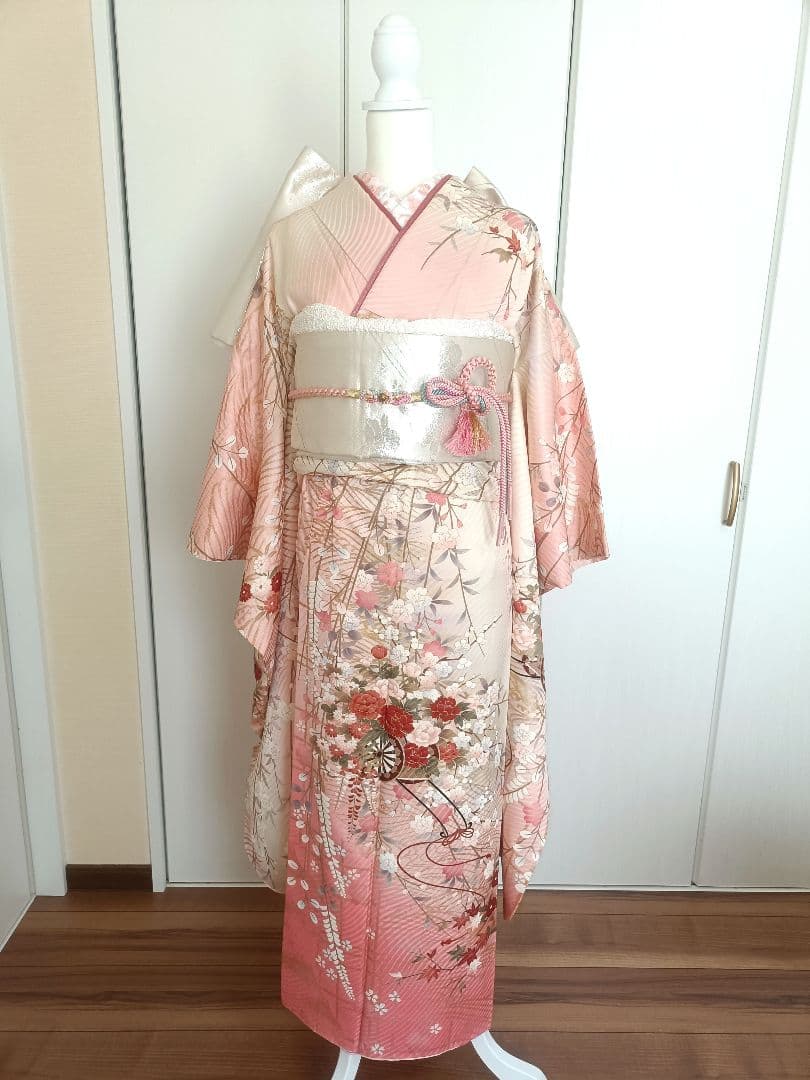 正絹振袖　フルセット　長襦袢付き　成人式　卒業式