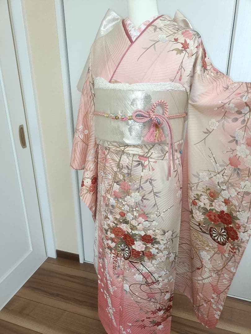 正絹振袖　フルセット　長襦袢付き　成人式　卒業式