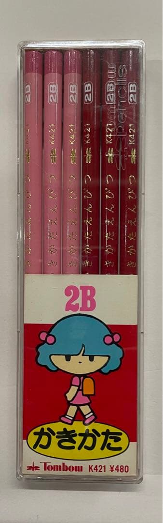 トンボ鉛筆　昭和レトロ鉛筆　女の子