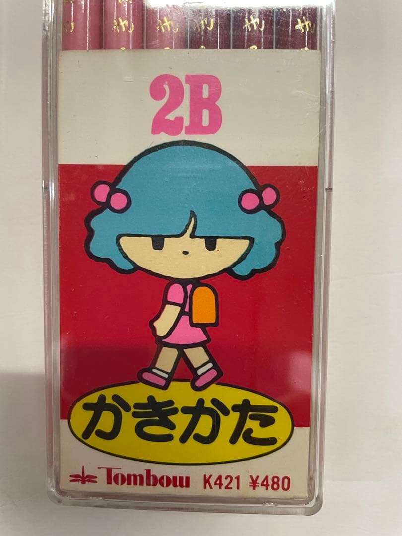 トンボ鉛筆　昭和レトロ鉛筆　女の子