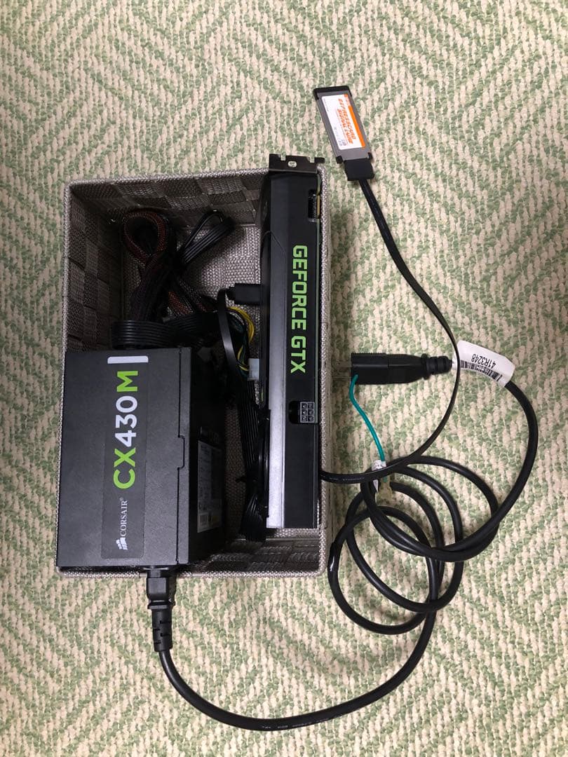 PC用ゲームコントローラー・コンバーター NVIDIA GTX 960 + EXP GDC + Corsair CX430