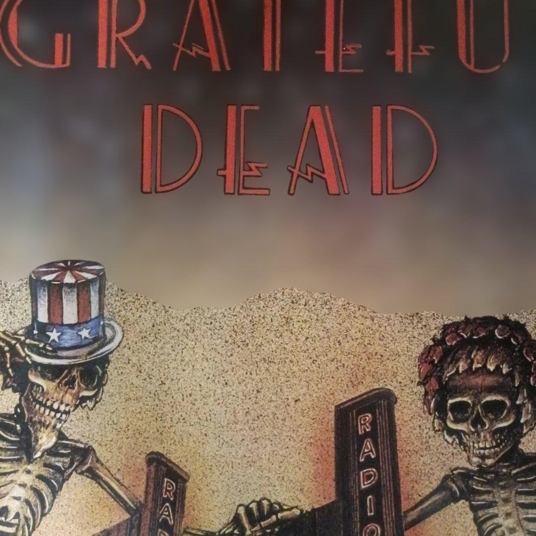 GRATEFUL DEAD 1980 ポスター ラジオシティ・ミュージックホール