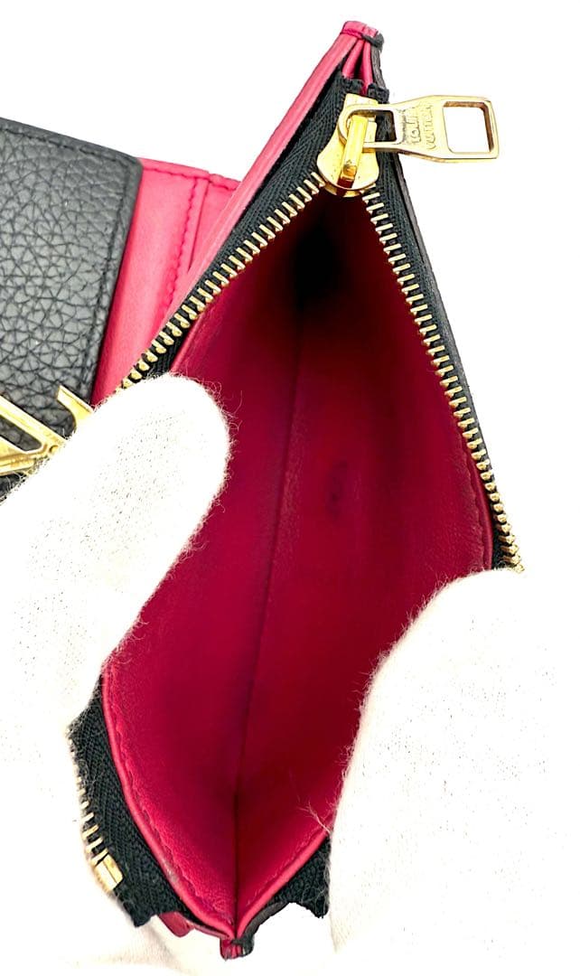 ルイヴィトンモノグラム トリヨン カプシーヌ ポルトフォイユ コンパクト 財布