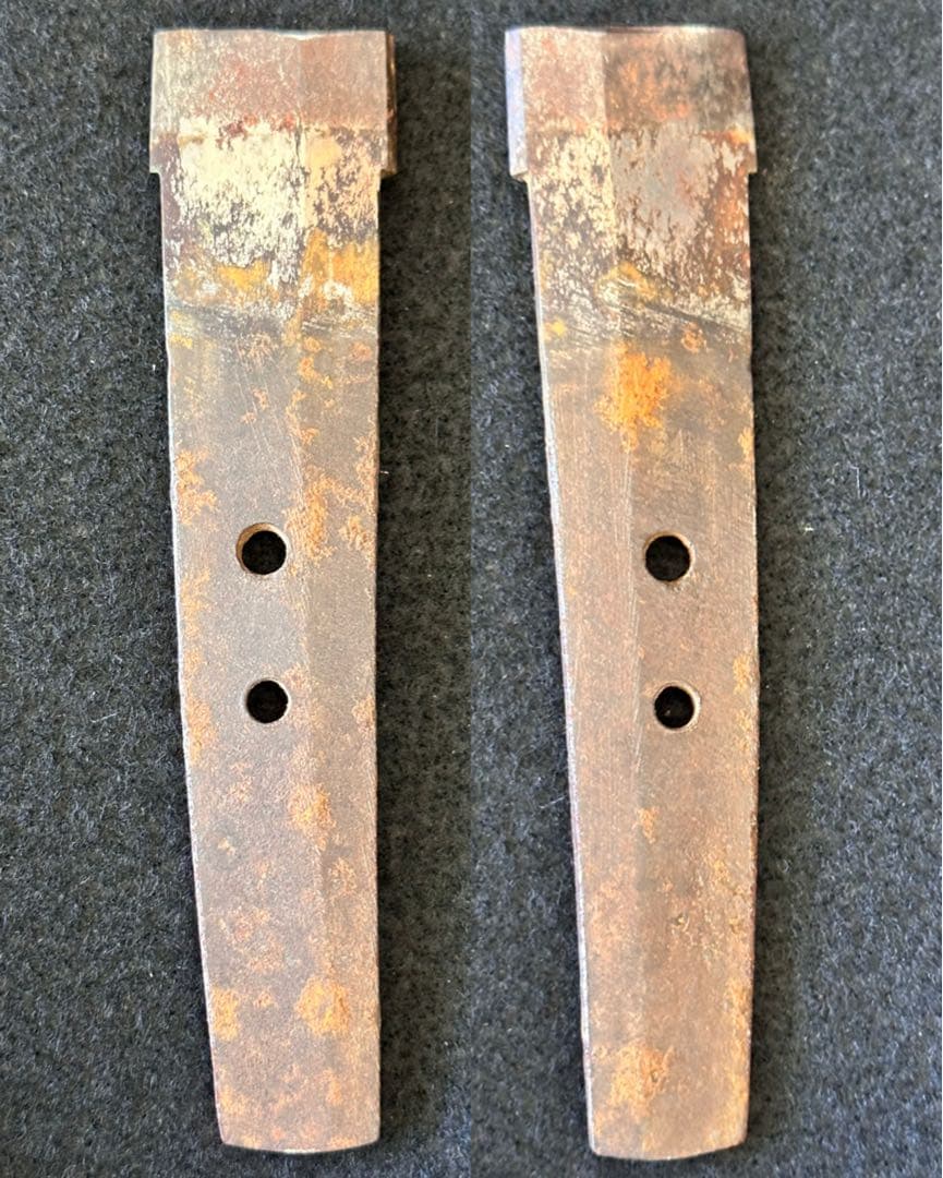 脇差時代拵え　残欠刃引合法カット品　日本刀　本歌　玉鋼日本刀　長さ約53cm D