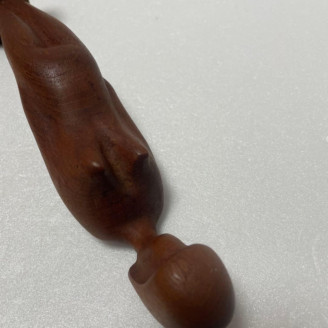 アルネバッセ ArneBasse 木製 抽象彫刻 裸婦像 オブジェ デンマーク