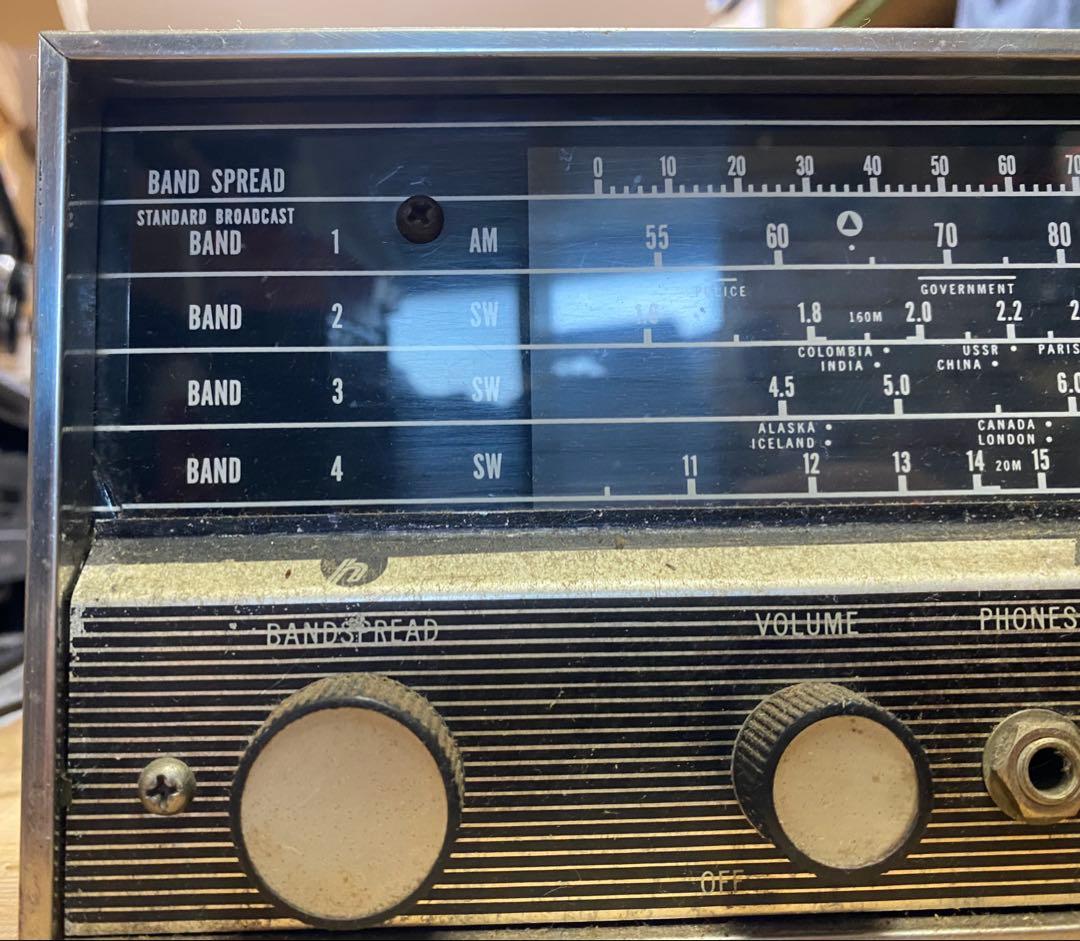 [変更] Hallicrafters sw-500 短波　受信機　ジャンク