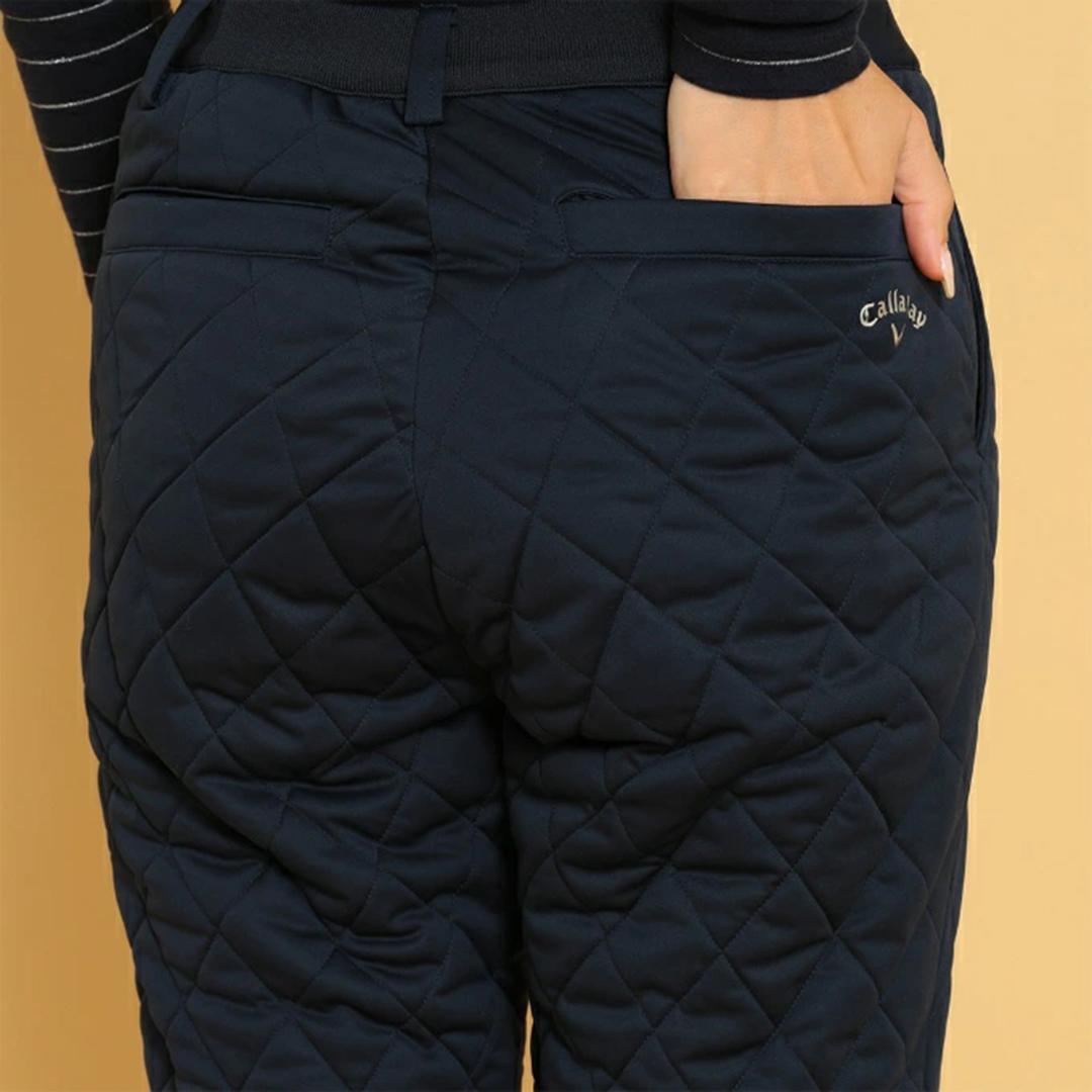 LL キャロウェイ スターストレッチ 二重織中綿パンツ ネイビー