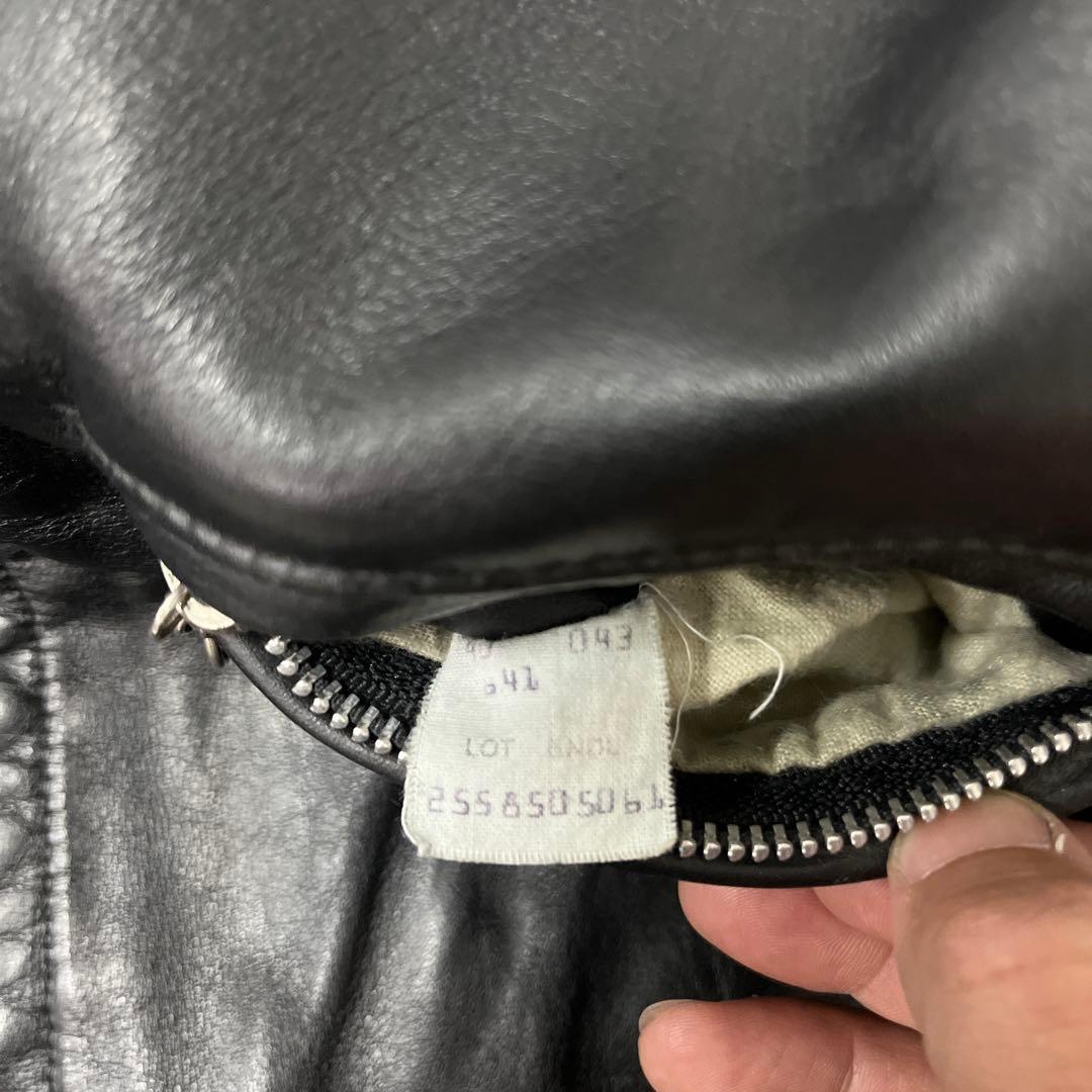 値下げ ショット schott 641 USA レザー シングル ライダースJK