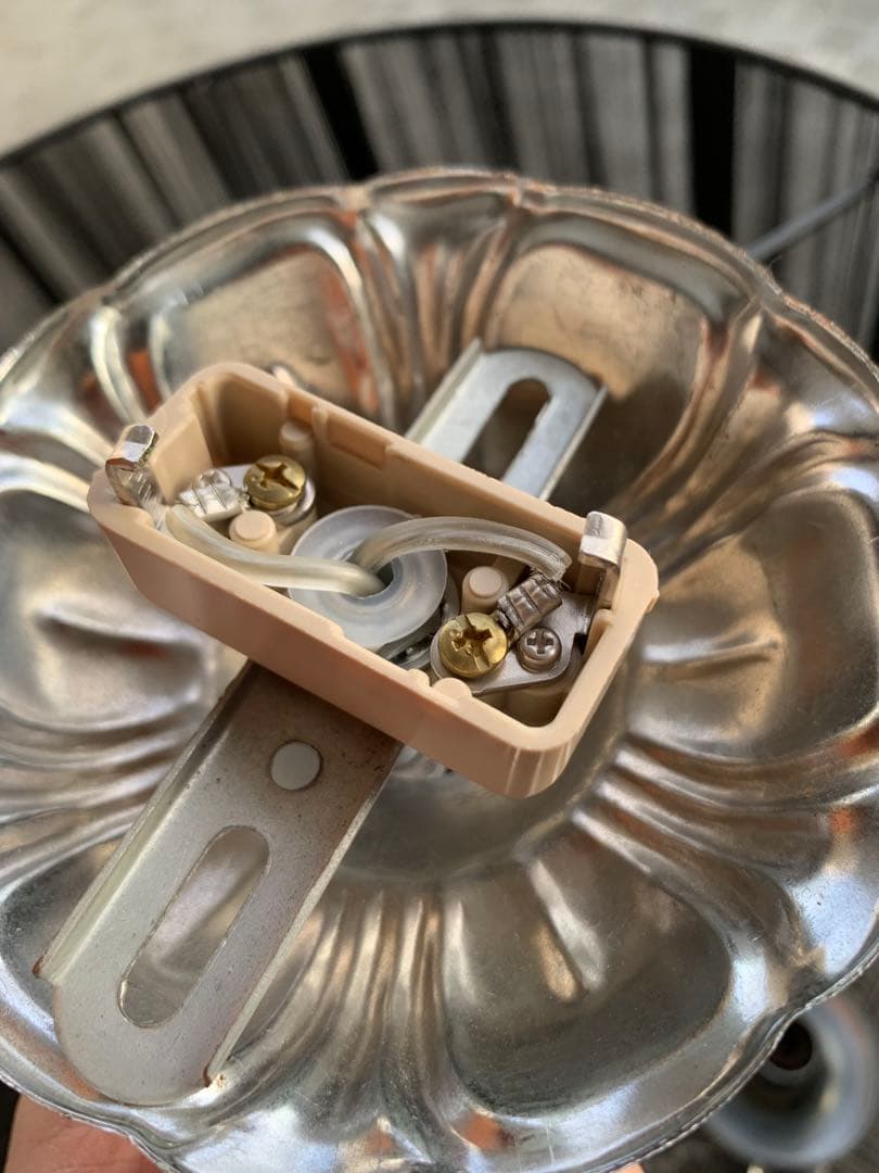 ブラックシェードシャンデリア