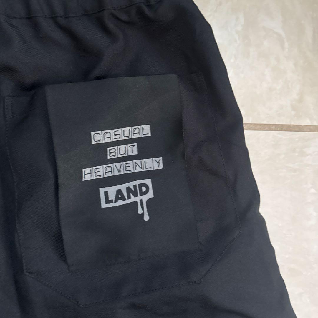 Land by MILKBOY 黒くしゅくしゅパンツ 赤い紐付き