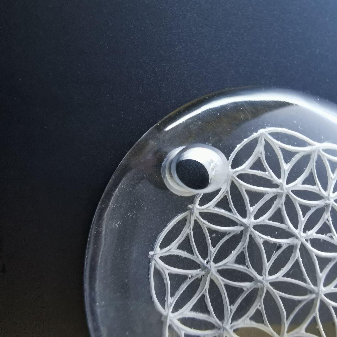 花曼荼羅フラワーオブライフ（生命の花）ヒマラヤ水晶ガネーシュヒマール