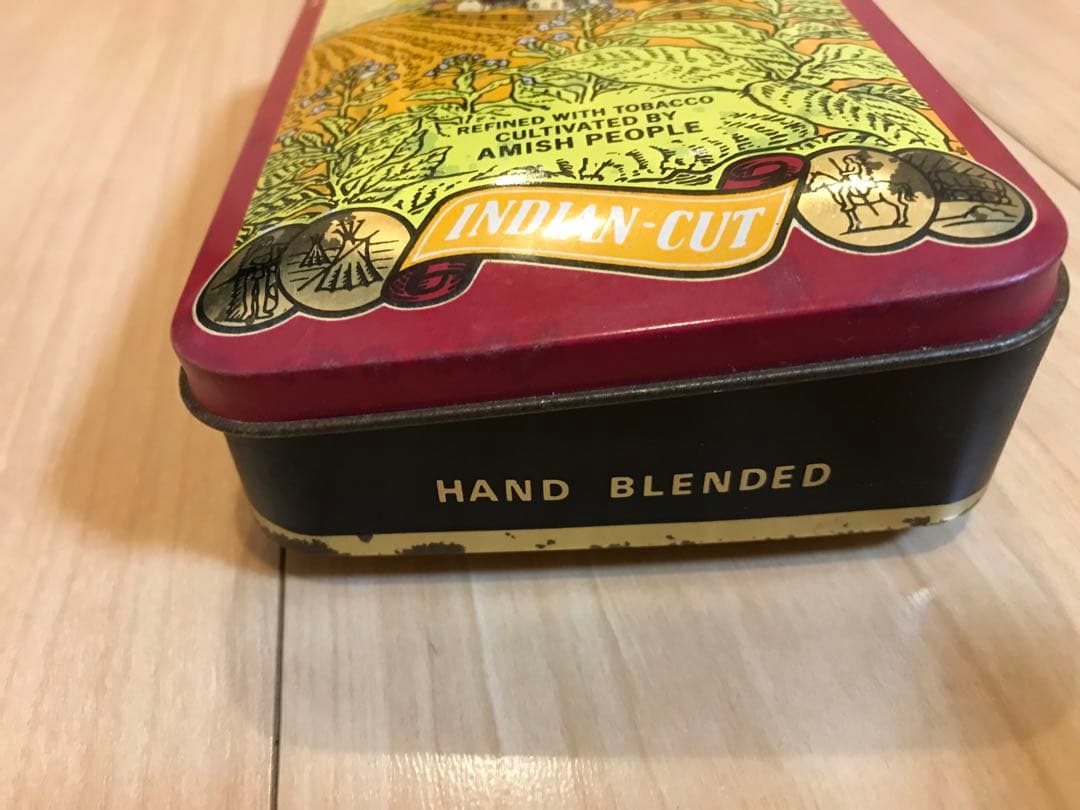 ブリキ缶　イギリス製　INDIAN SUMMER パイプタバコ 【缶のみ】