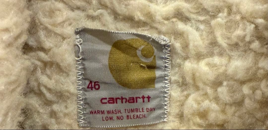 70s カーハート ボアコートジャケット フェード46
