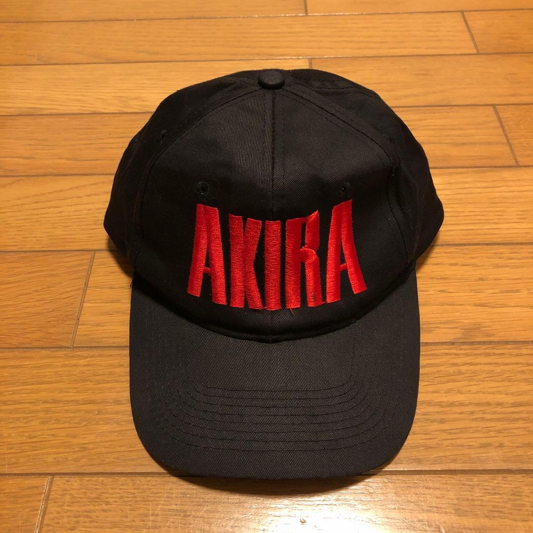 b*!様 AKIRA ロゴ キャップ 黒　FASHION VICTIM製