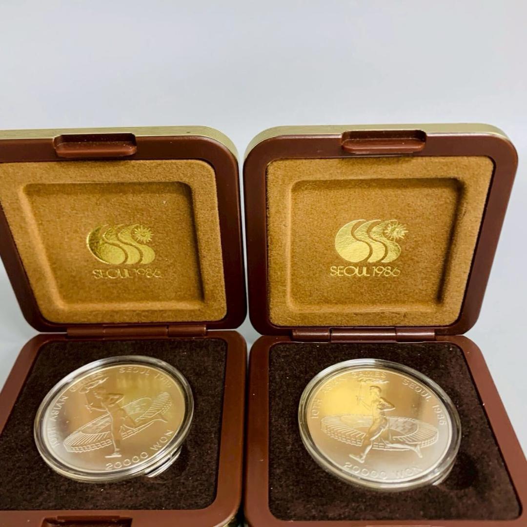 【美品】⭐️銀貨 ソウルオリンピック 20000ウォン ケース付1986年