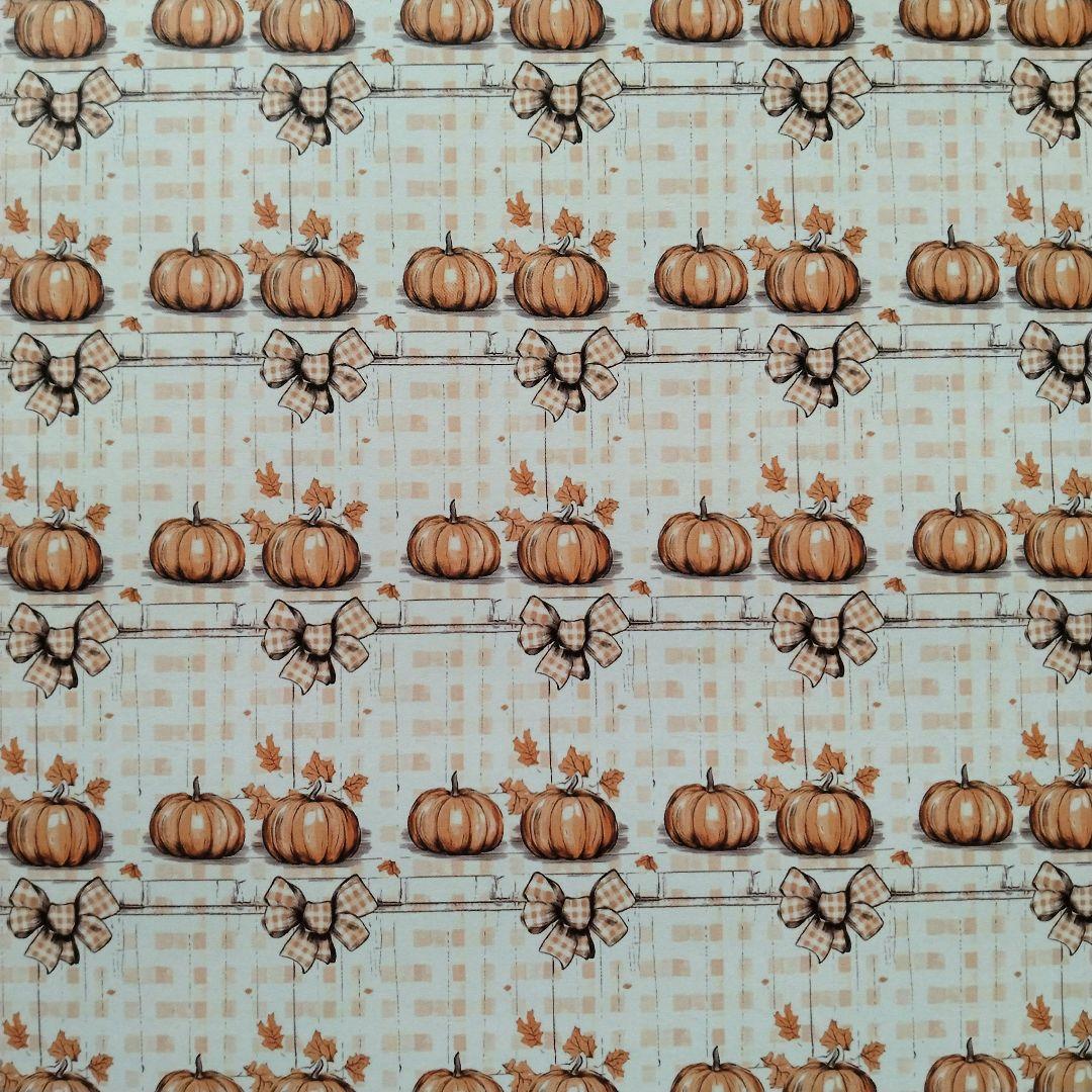 【D-152】lien様　デザインペーパー　ハロウィン　かぼちゃ　❸