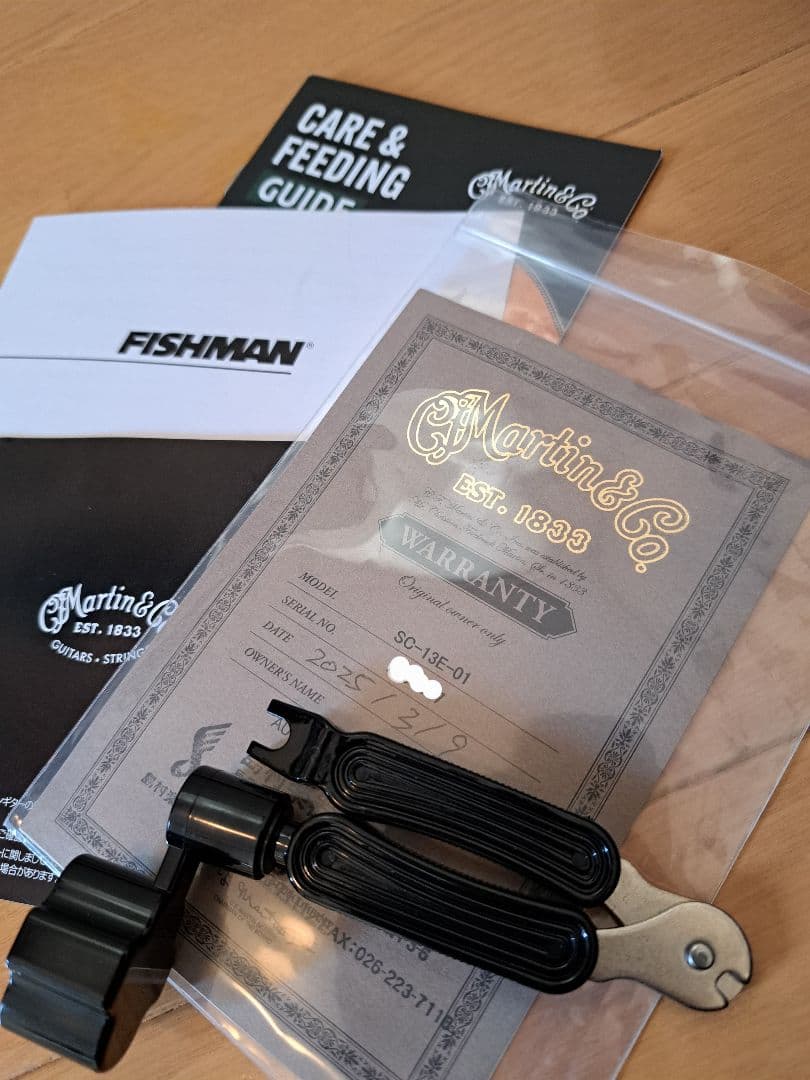 Martin SC-13E-1 エレアコ　美品ですが不要になりました ネック可変