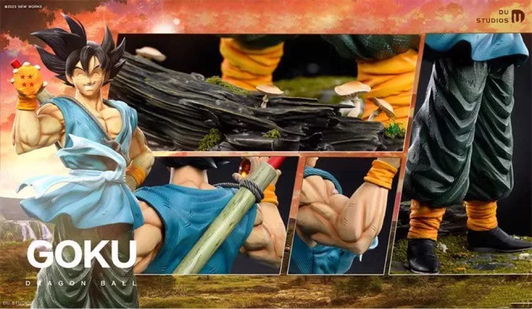 ドラゴンボール 孫悟空 ガレキ ガレージキット スタチューX①⑦④