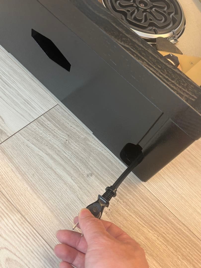 L903 野々田式　置炉　丸型熱板　黒　Ｂ　茶道具