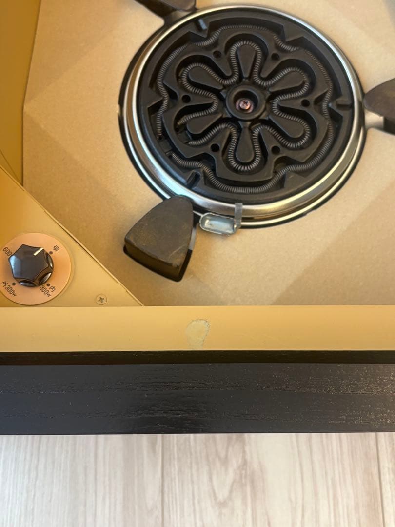 L903 野々田式　置炉　丸型熱板　黒　Ｂ　茶道具