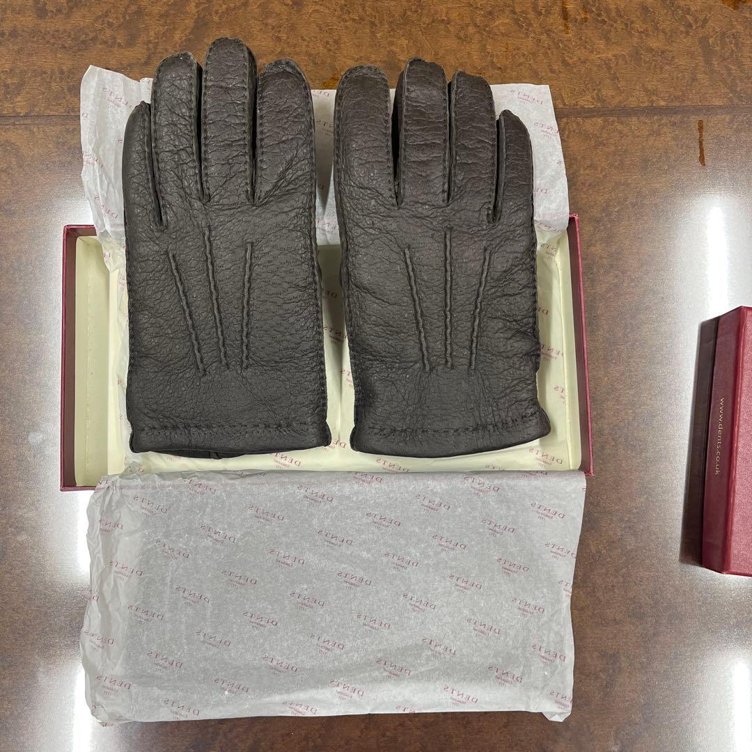 デンツ　ペッカリー　カシミアライニング