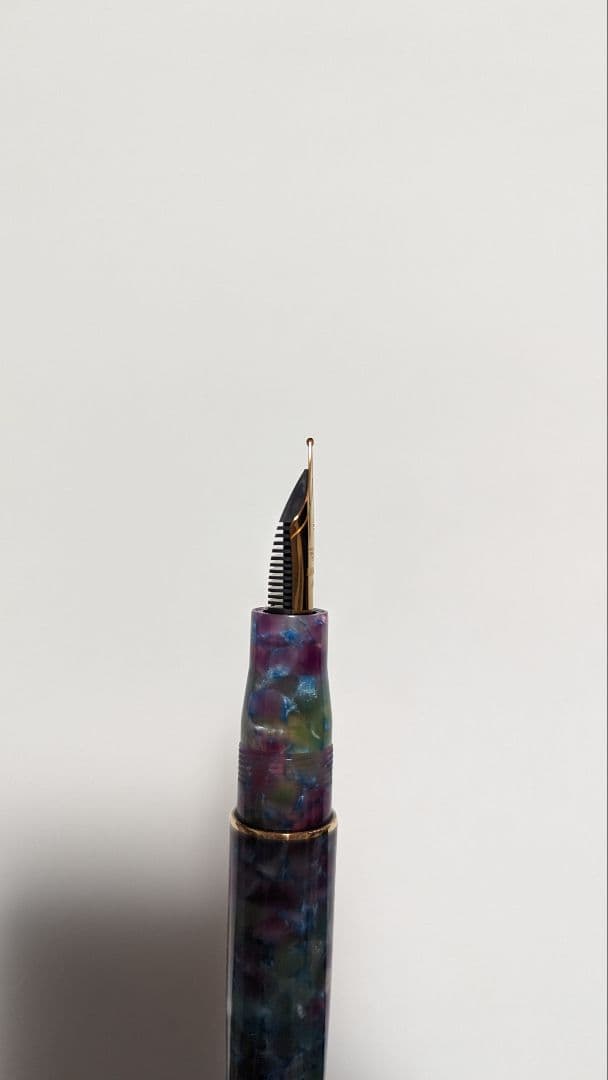 レオナルド フローレ アクアペトラ 万年筆 スチールニブ ローズゴールド 太字