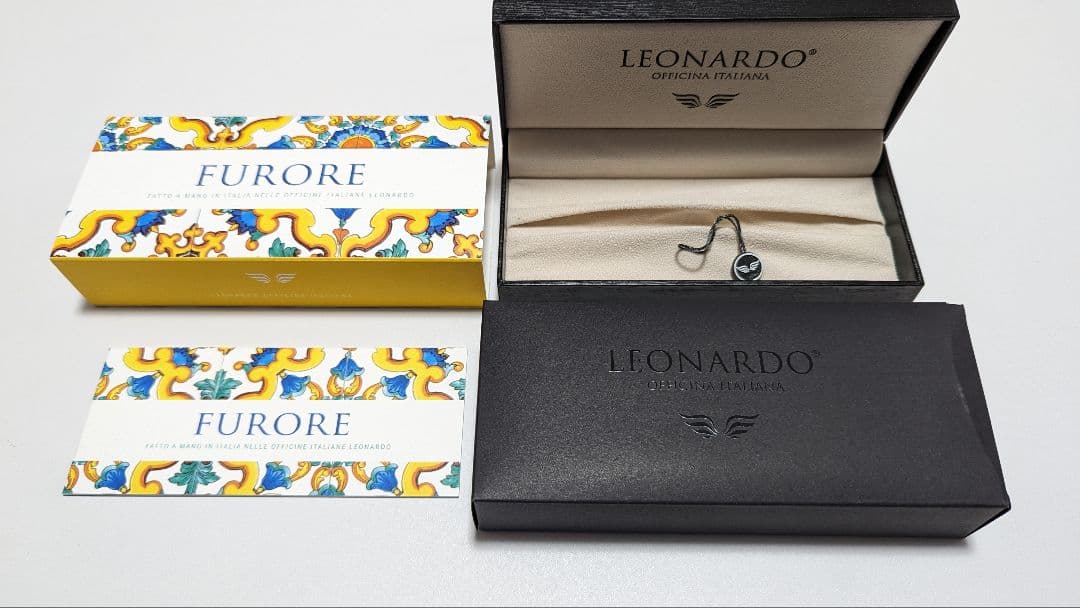 レオナルド フローレ アクアペトラ 万年筆 スチールニブ ローズゴールド 太字