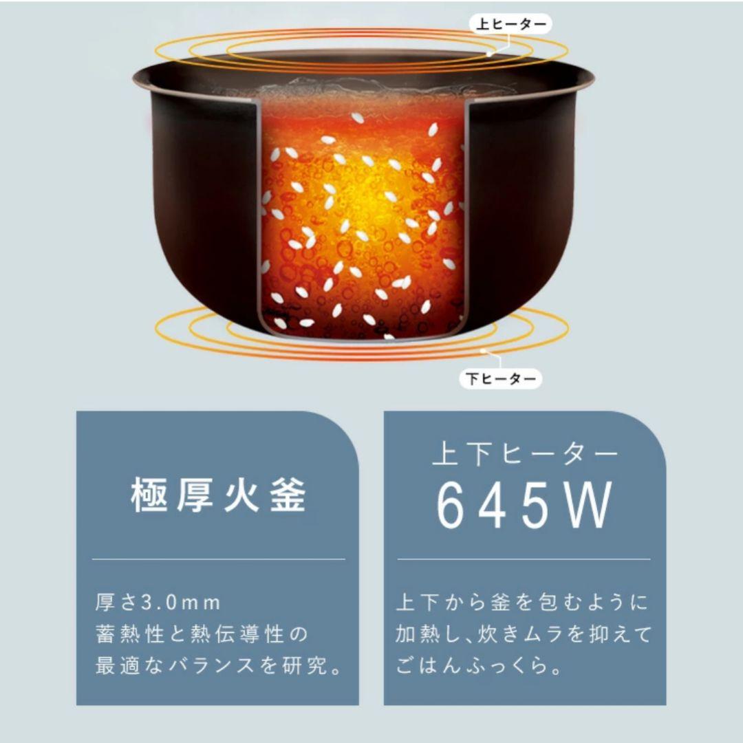 アイリスオーヤマ 炊飯器 5.5合 ブラック マイコン式