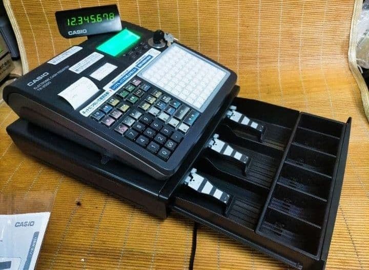 カシオレジスター　TK-2500　店名無料　コンパクト上位機種　741888